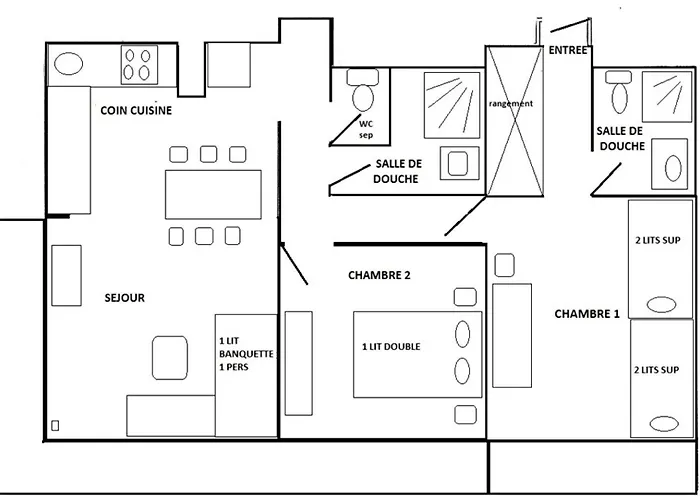 L'aconcagua - 3 Pieces 6/7 Pers - Wifi - Aconcagua - 702ac - Plagne Centre Mae-9204 Apartament *