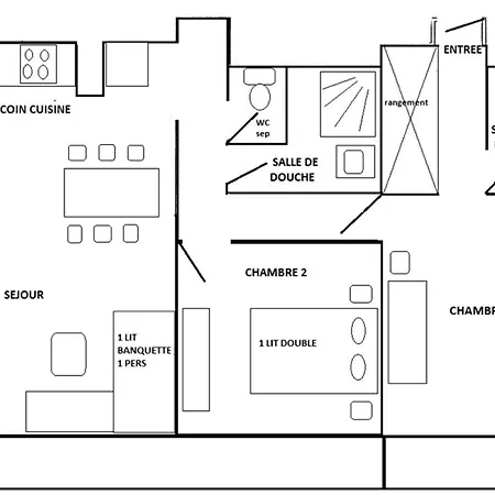 L'aconcagua - 3 Pieces 6/7 Pers - Wifi - Aconcagua - 702ac - Plagne Centre Mae-9204 Apartment *