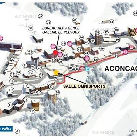Apartment L'aconcagua - 3 Pieces 6/7 Pers - Wifi - Aconcagua - 702ac - Plagne Centre Mae-9204 *